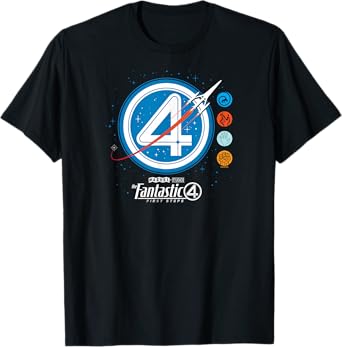 Fantastic Four: First Steps - Space Logo T-Shirt