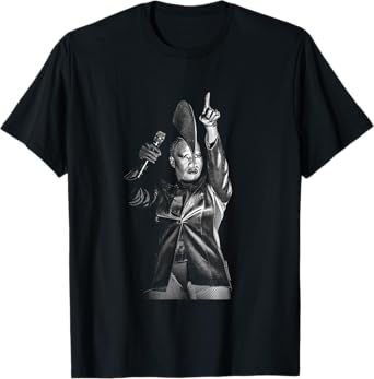 Grace Jones On Stage Black And White By Everard Smith T-Shirt