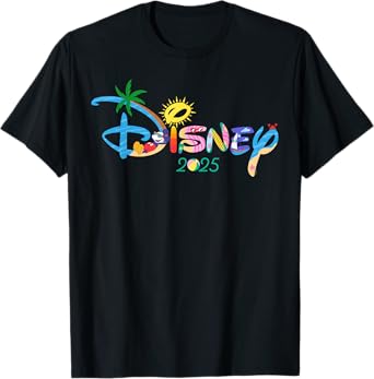 Disney Mickey Mouse Summer Beach Vacation 2025 Trip Matching T-Shirt