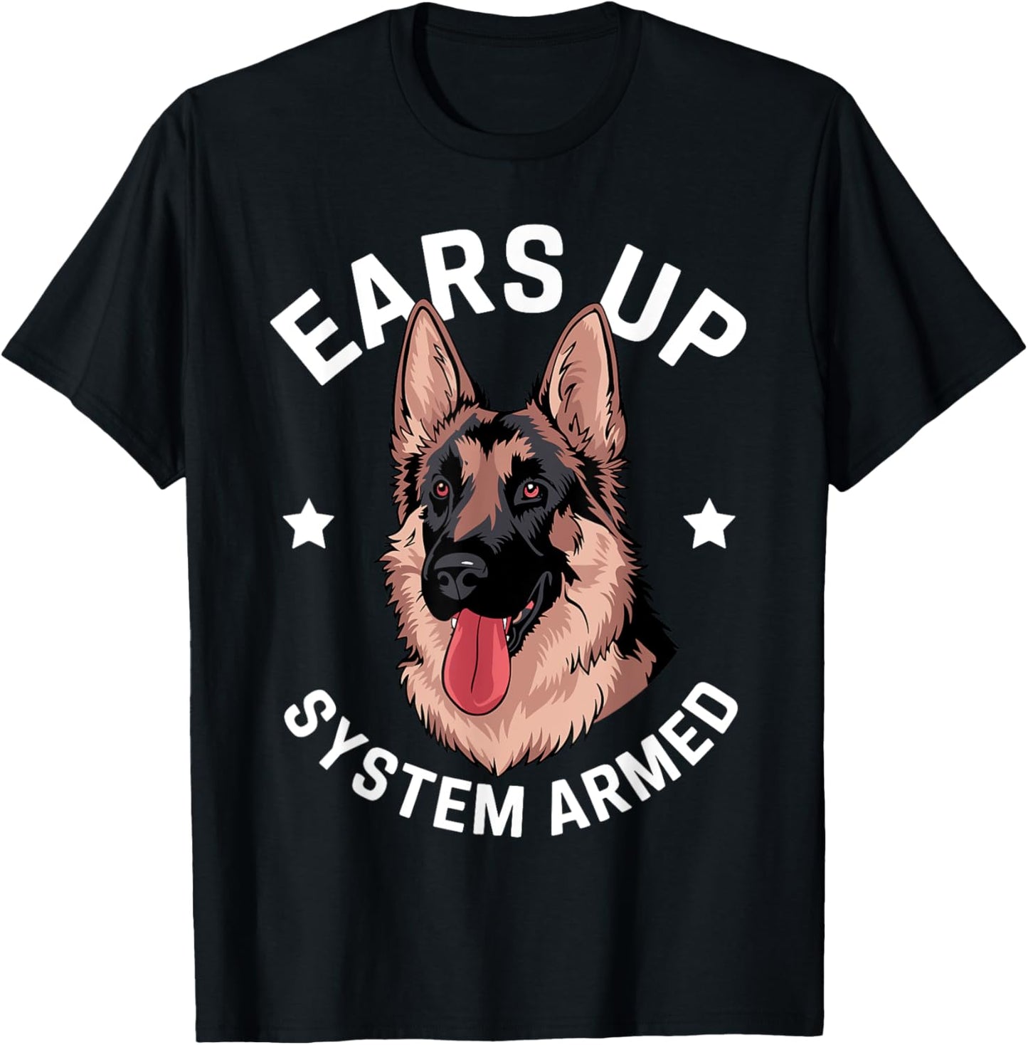 German Shepherd Art For Men Women Dog Owner German Shepherd T-Shirt