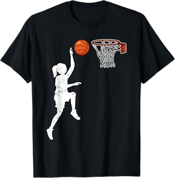 Basketball Girl Woman T-Shirt