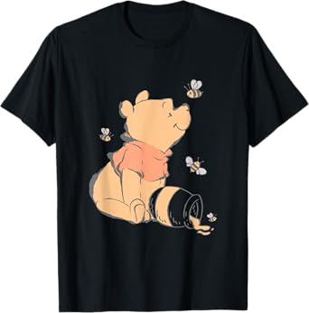 Disney Winnie The Pooh Honey with Bees Vintage T-Shirt