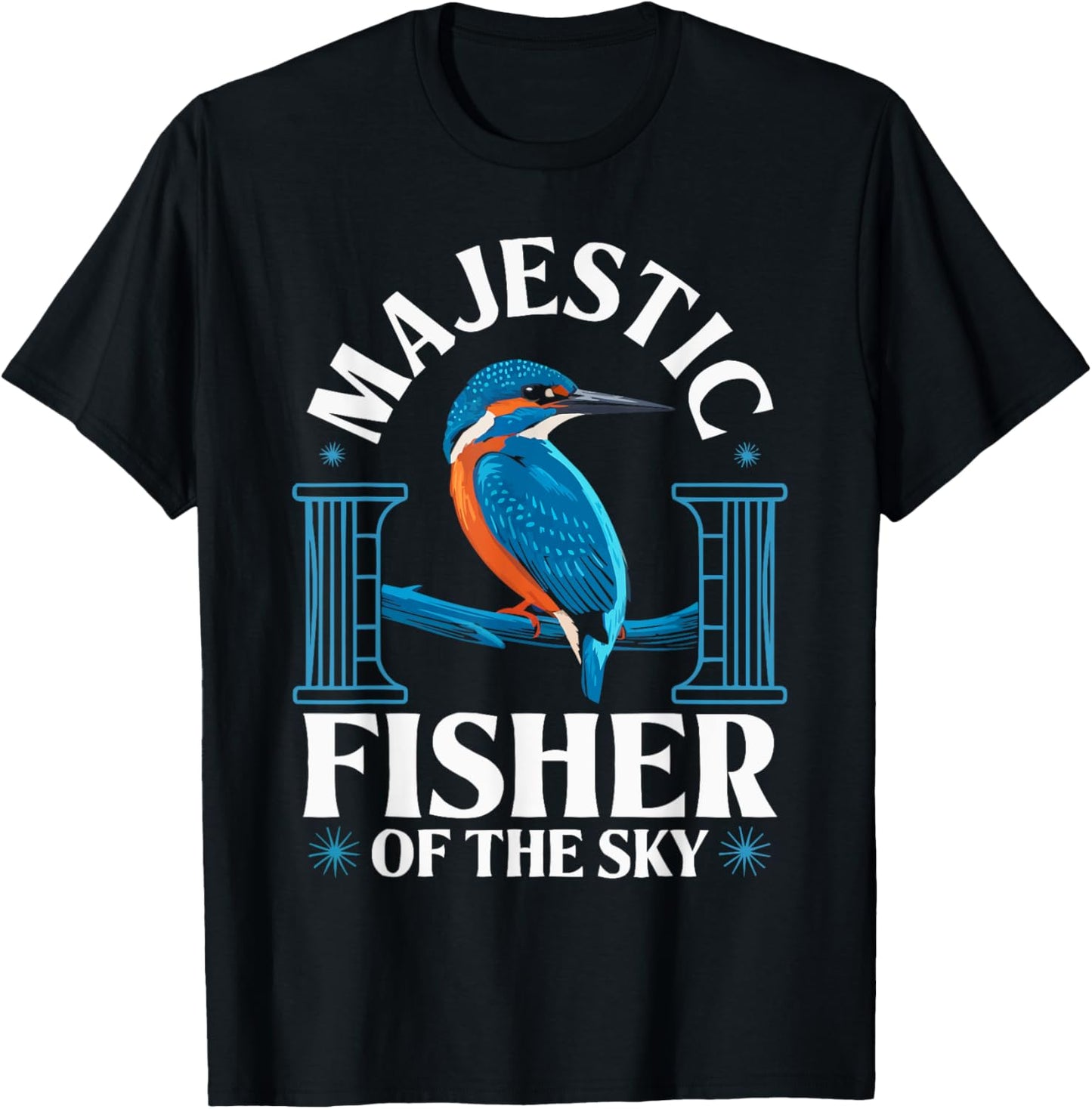 Belted Kingfisher Bird Lover Ornithology Birdwatching T-Shirt