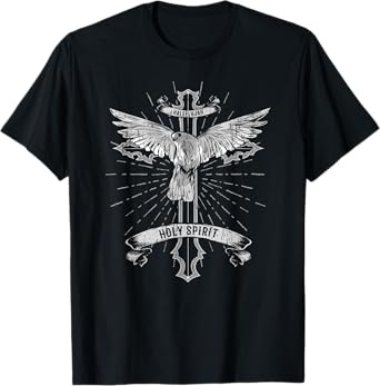 Dove holy spirit, peace church christ cross, gift T-Shirt