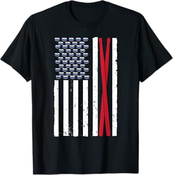 Cool Drummer Art For Men Women Drumming Percussion Drumstick T-Shirt