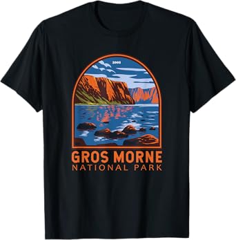 Gros Morne National Park Canada Vintage Emblem T-Shirt