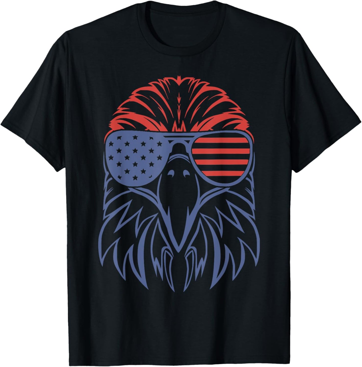 American Bald Eagle USA Flag 4th of July Eagle USA T-Shirt