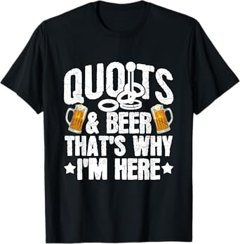 Quoits Athletics and Quoits Quote Design for a Quoits lover T-Shirt