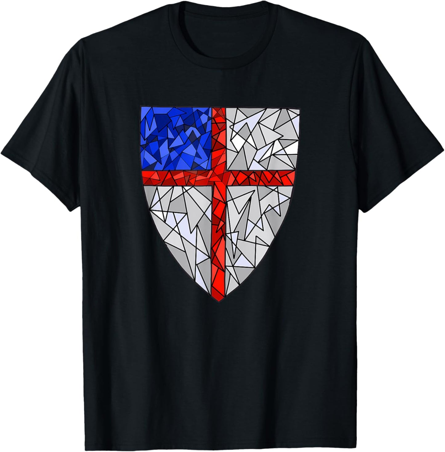Funny Episcopal Shield Geometric Christian T-Shirt