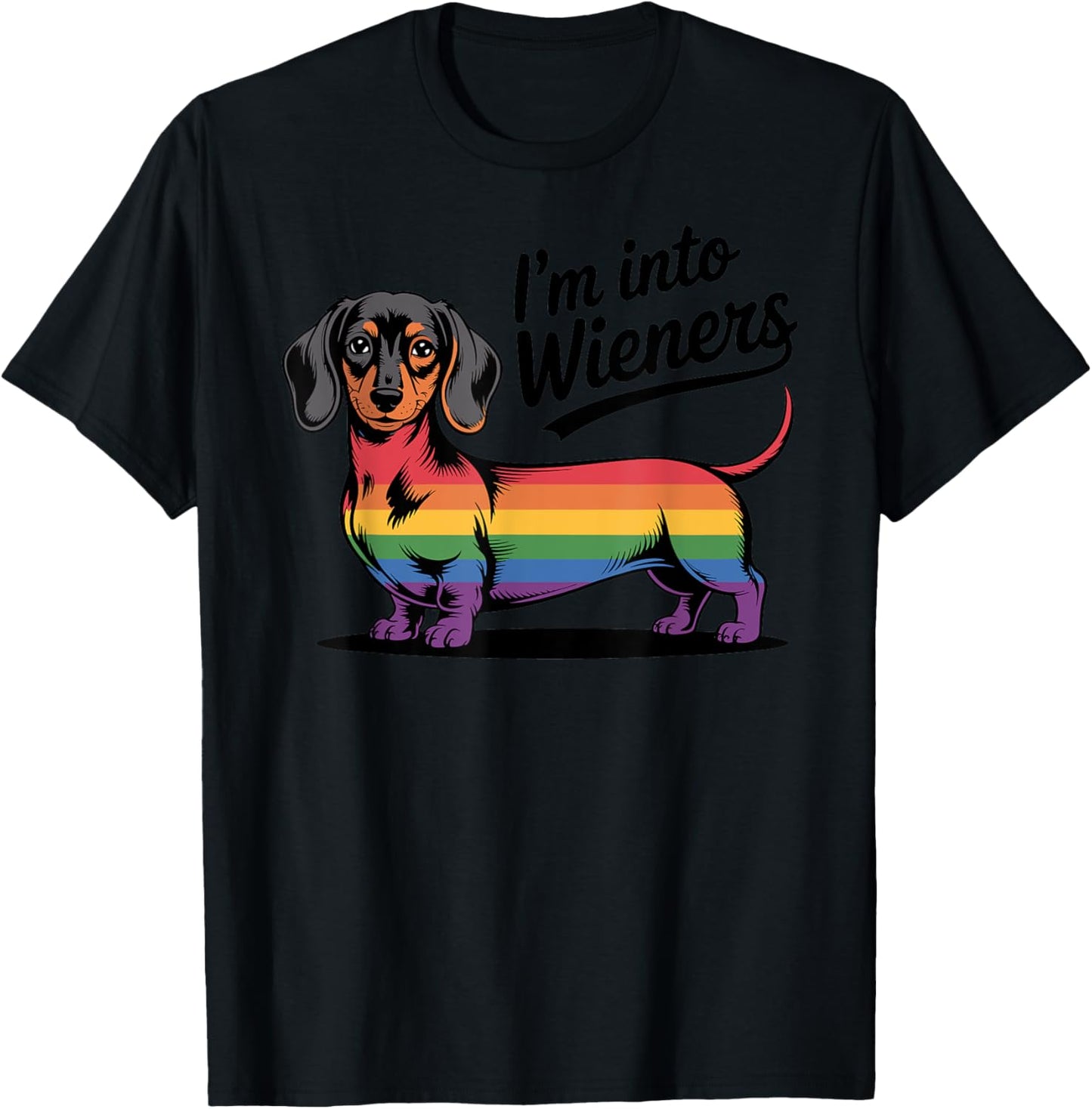 Wiener Dog LGBTQ Gay Pride T-Shirt