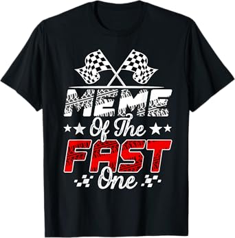 Meme Of The Fast One First Birthday Racing Car Family T-Shirt