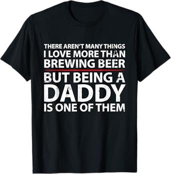 Mens Beer Brewer Dad Shirt Awesome Beer Brewing Father Tee T-Shirt