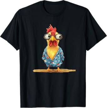 Sleepy Chicken Rocking Cozy Pajamas for Boys and Girls T-Shirt