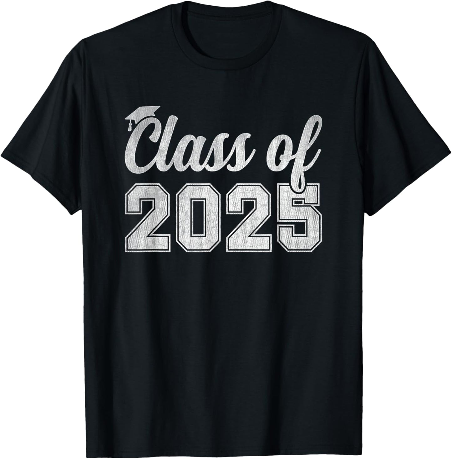 Senior 2025 Graduation Vintage School Spirit T-Shirt