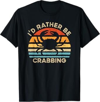 I Like Crabs Animals I'd Rather Be Crabbing T-Shirt