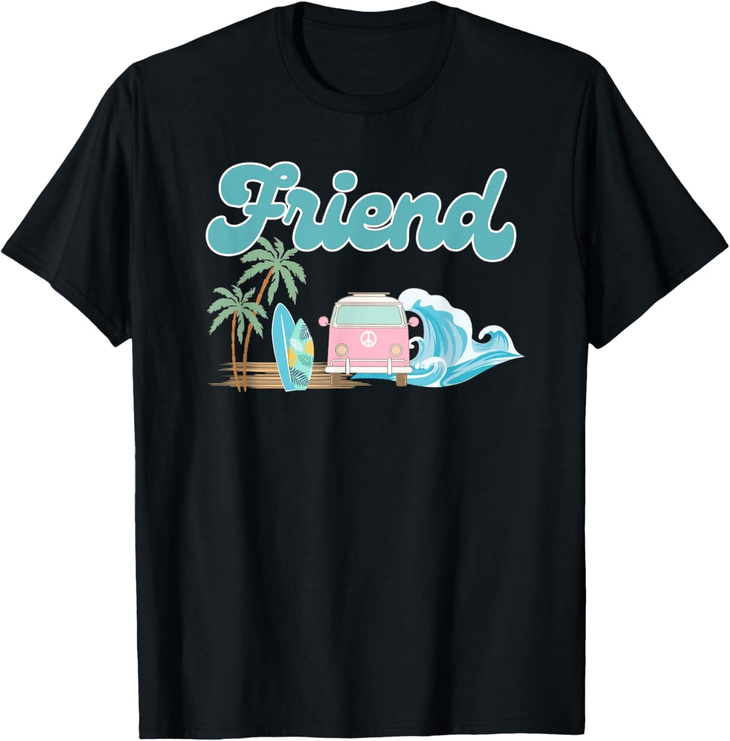 The Big One Surf 1st Birthday Beach Theme Family Rad Friend T-Shirt