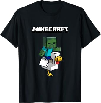Minecraft Zombie Ride Chicken Jockey T-Shirt