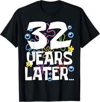32 YEARS LATER 32nd 32 year Old Birthday Gifts for Women Men T-Shirt