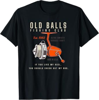 Funny 40th Birthday Fishing Pun for Men's Over the Hill 40 T-Shirt