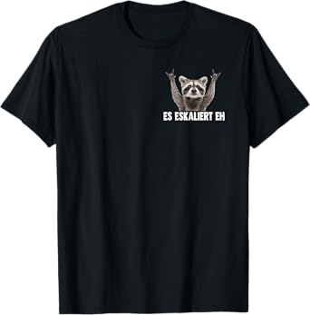 ES ESKALIERT EH X Pedro Escalation Raccoon Meme Racoon T-Shirt
