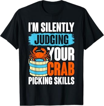 Funny Blue Crab Feast Chesapeake Bay Maryland Crabbing Men T-Shirt