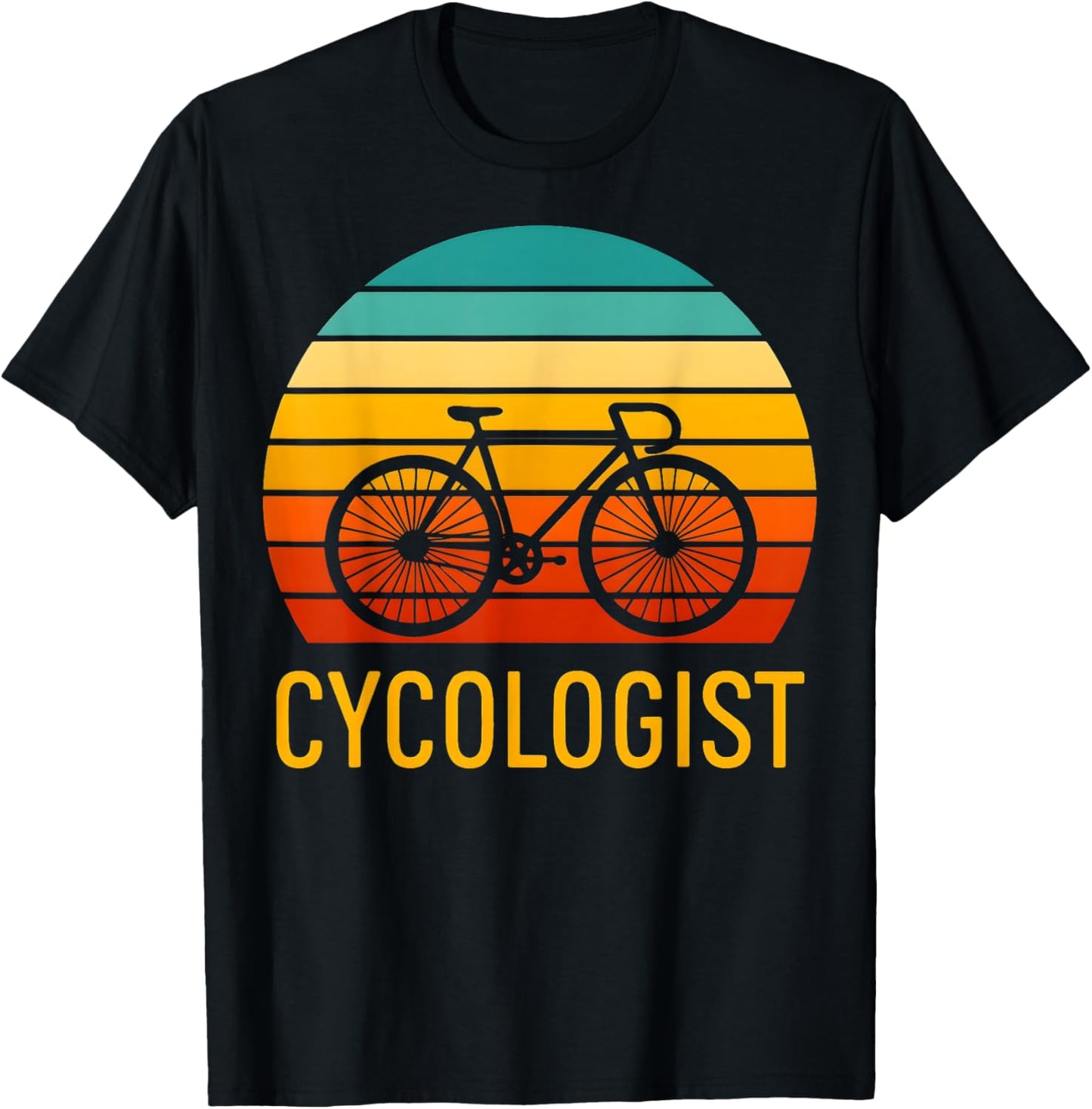 Vintage Cycologist Funny Bicycle Bike MTB Gift For Men Women T-Shirt