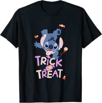 Disney Lilo & Stitch Halloween Trick or Treat T-Shirt