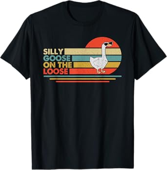Silly Goose Shirt, Graphic Tees Men, Funny Shirts For Men T-Shirt
