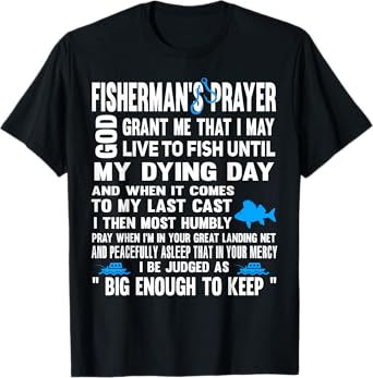 Fisherman's Prayer T Shirt, T-Shirt
