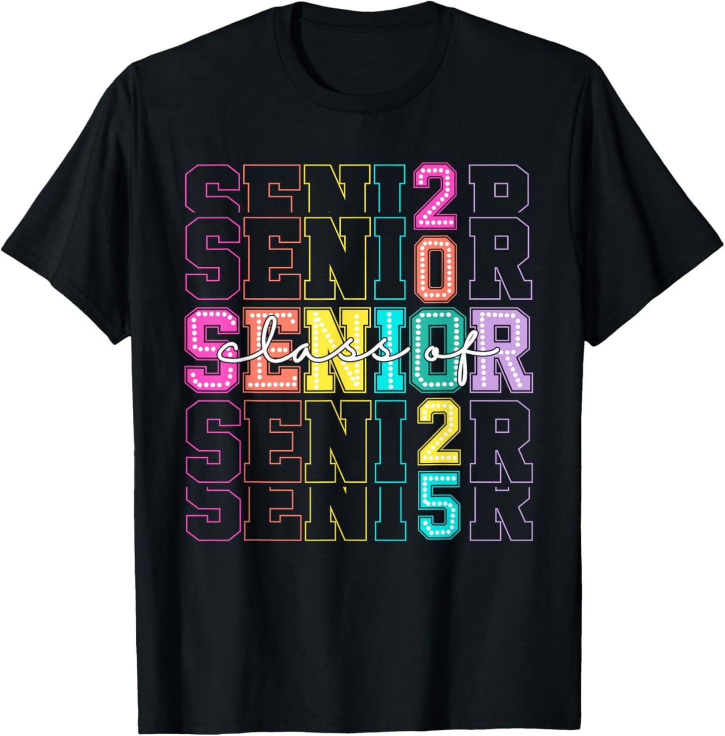 Class of 2025 Senior 2025 Graduation Funny Mens Womens Kids T-Shirt