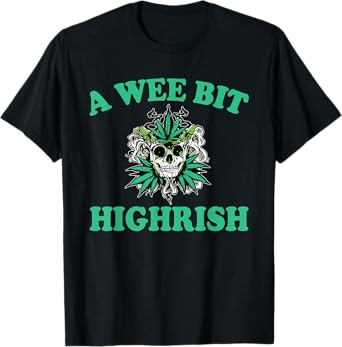 Funny Pun A Wee Bit HiRish T-Shirt