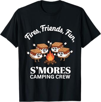 S'mores Camping Crew Camping Smores Kawaii S'mores T-Shirt