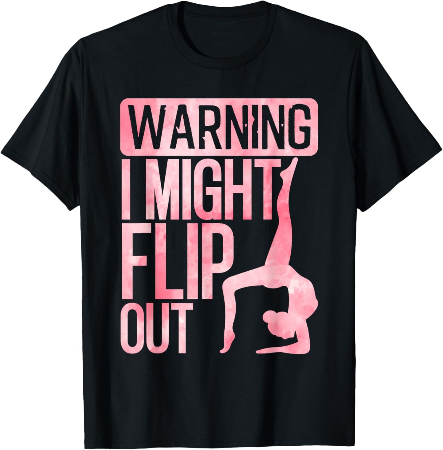 Cute Gymnastics Art For Girls Kids Women Tumbling Gymnast T-Shirt