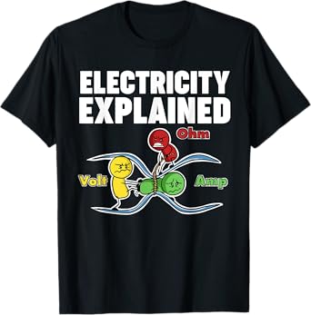 Ohm's Law Electricity Explained T-Shirt