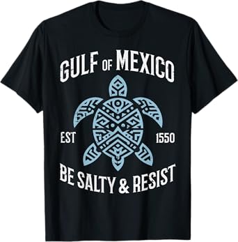 Gulf Of Mexico Resist Protest Resistance Men Women Kids T-Shirt