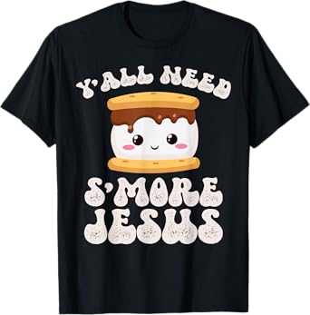 Smore Jesus Kawaii S'more Christian Funny Pun Religious T-Shirt