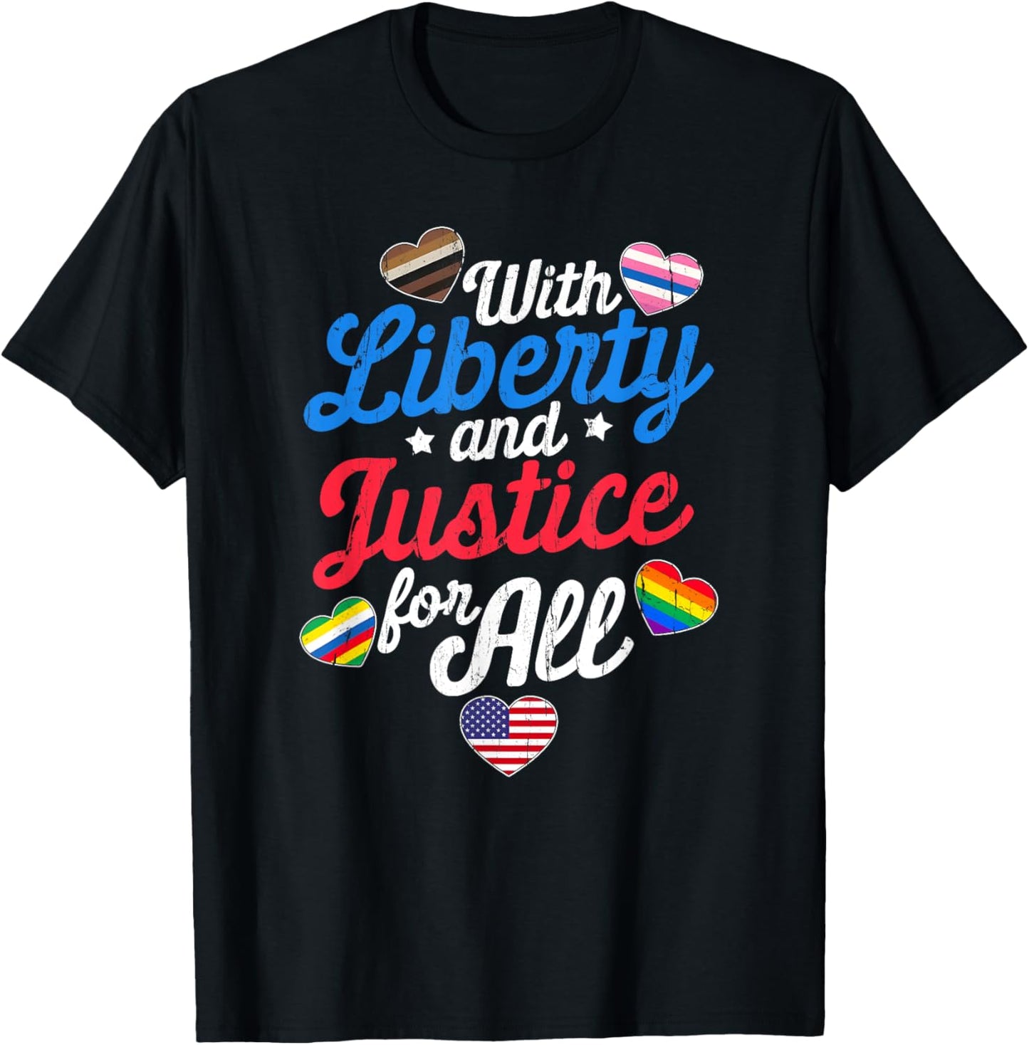 With Liberty And Justice For All, Fundamental Rights T-Shirt