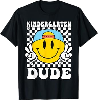 Kindergarten Dude 1st First Day Kindergarten Back School Boy T-Shirt