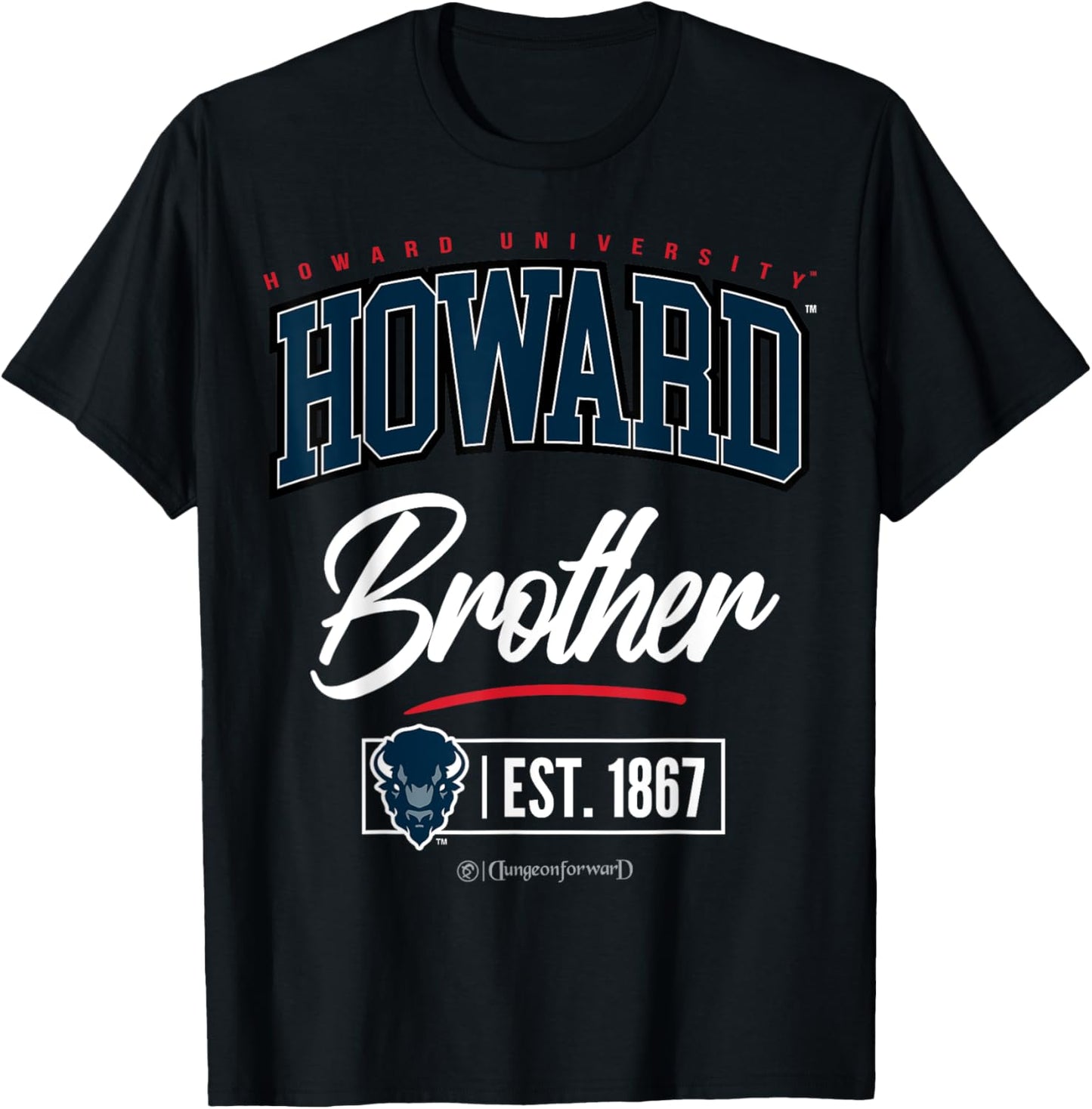 Howard University - HU HBCU Brother T-Shirt