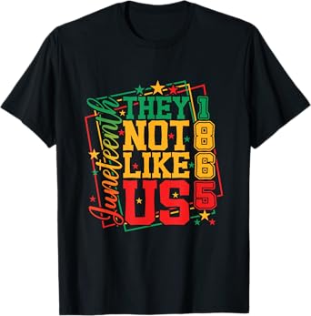 Funny Juneteenth 1865 They Don't Like Us, Retro Juneteenth T-Shirt