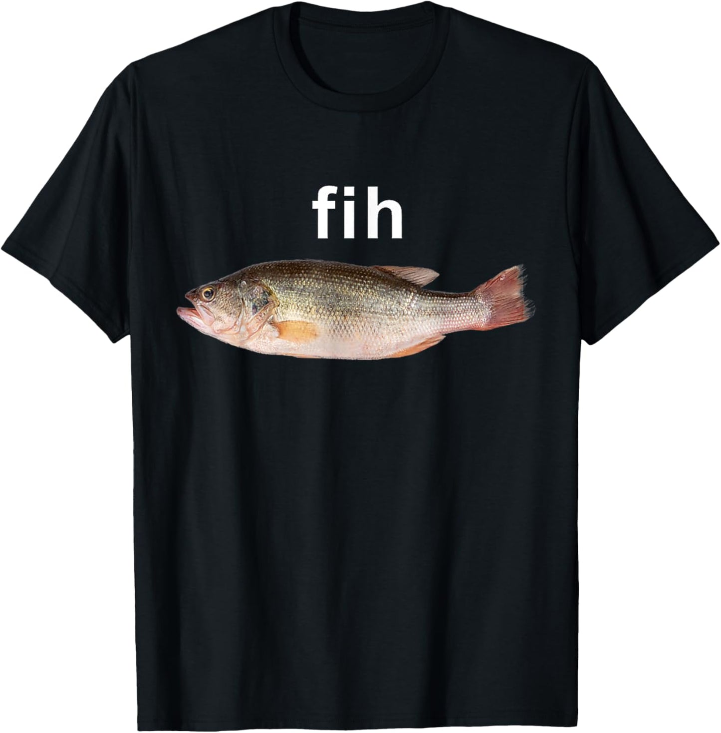 Fih Calling Remind me Message Decline Accept Phone Call Fish T-Shirt