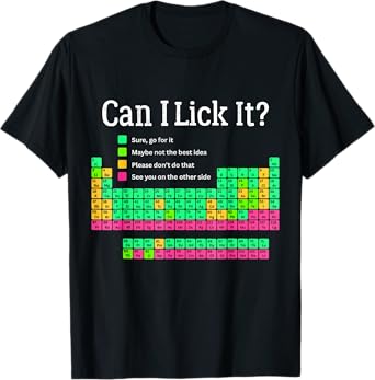 Can I Lick It Periodic Table Teacher Back To School Kids T-Shirt