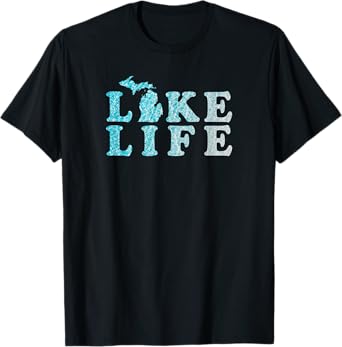 Michigan Lake Life in the Great Lakes T-Shirt