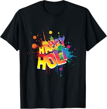 Happy Holi Festival of Colors India Hindu Men Women Kids T-Shirt