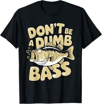 Hilarious Fisherman Gifts & Angler Humor Apparel Unisex T-Shirt - Black, Small, Short Sleeve, Crew Neck, All Seasons