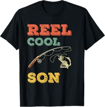 Unique Bass Fish Reel Cool Son Fisherman Gift - Bass Fishing T-Shirt