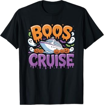 Halloween Party Wine Beer Drinking Boos Cruise T-Shirt