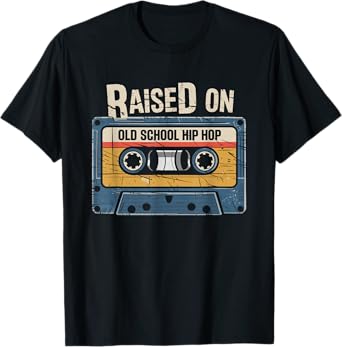 Raised On Old School Hip Hop Cassette T-Shirt