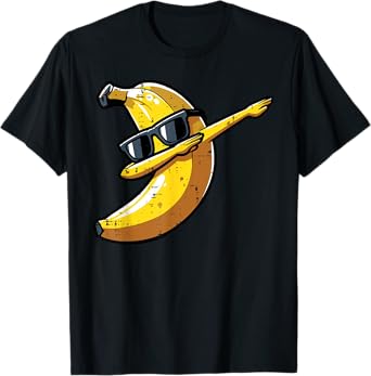 Banana Dab Sunglasses Cute Fruit Dance Boys Kids Men Women T-Shirt