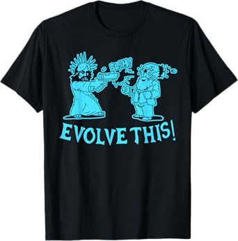 Vintage Evolve This Jesus And Darwin 2 T-Shirt